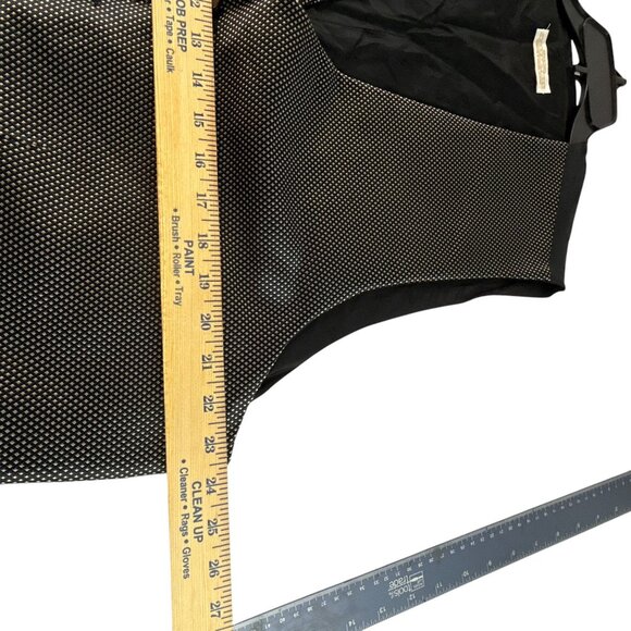 Carrot & Gibbs Men's XXL Black White Polka Dot Vest USA Handmade Formal Luxe - Picture 6 of 6